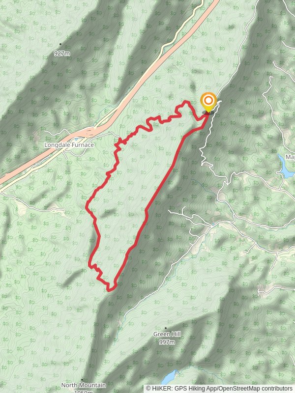 Pete's Cave Trail and Longdale Loop Trail