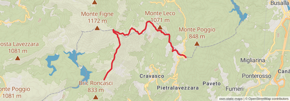 Sentiero Italia - Alps Section stage 192 Map