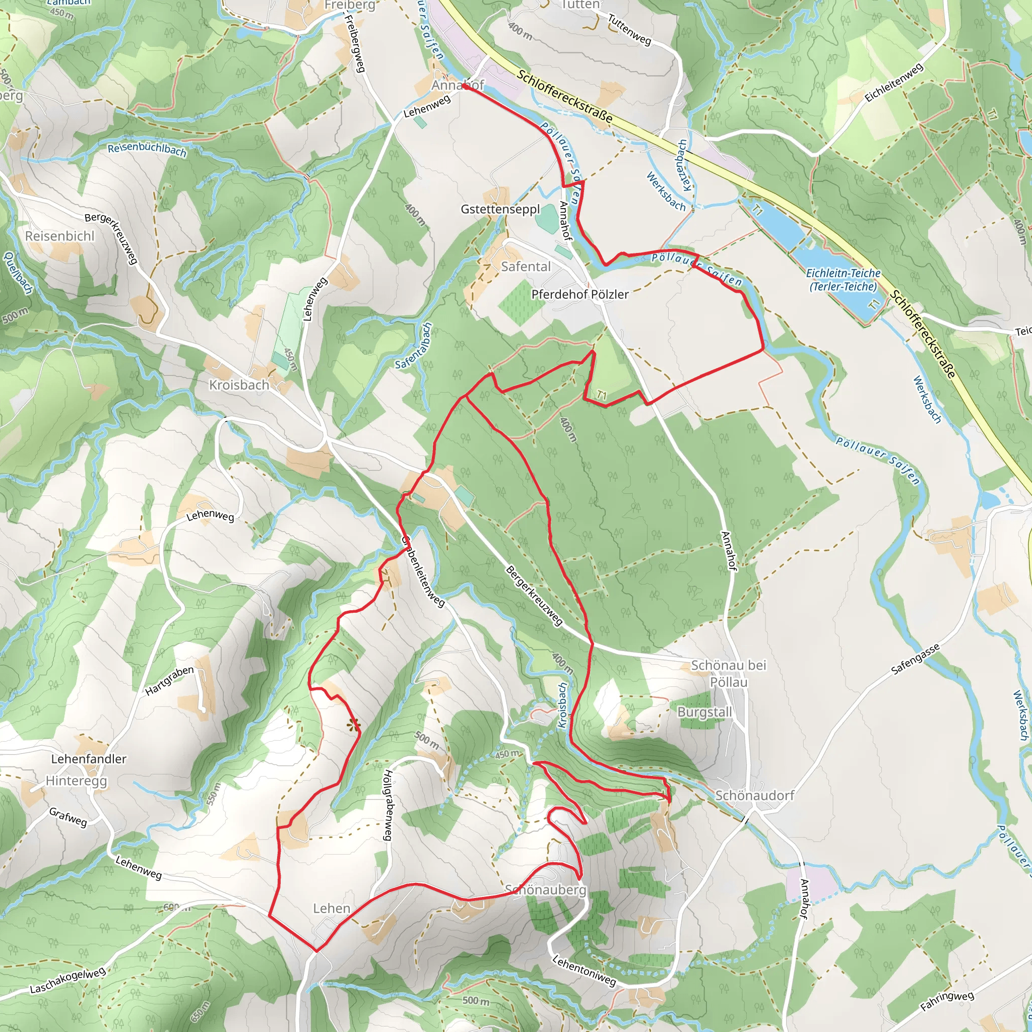 Pöllauer Tal Nature Park - Bird theme trail mobile static map