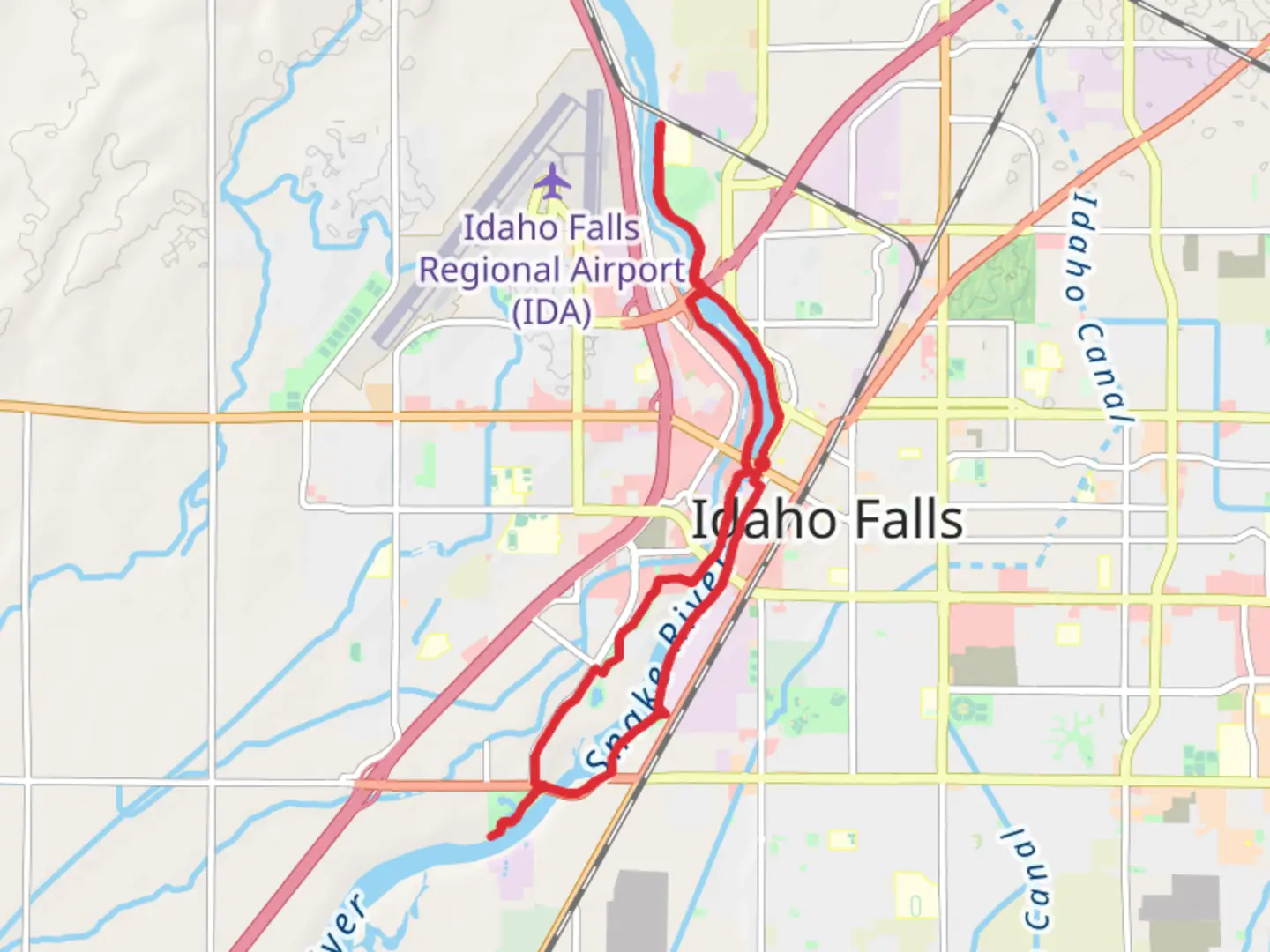 An image depicting the trail Snake River Landing Loop Trail and its surrounding area.