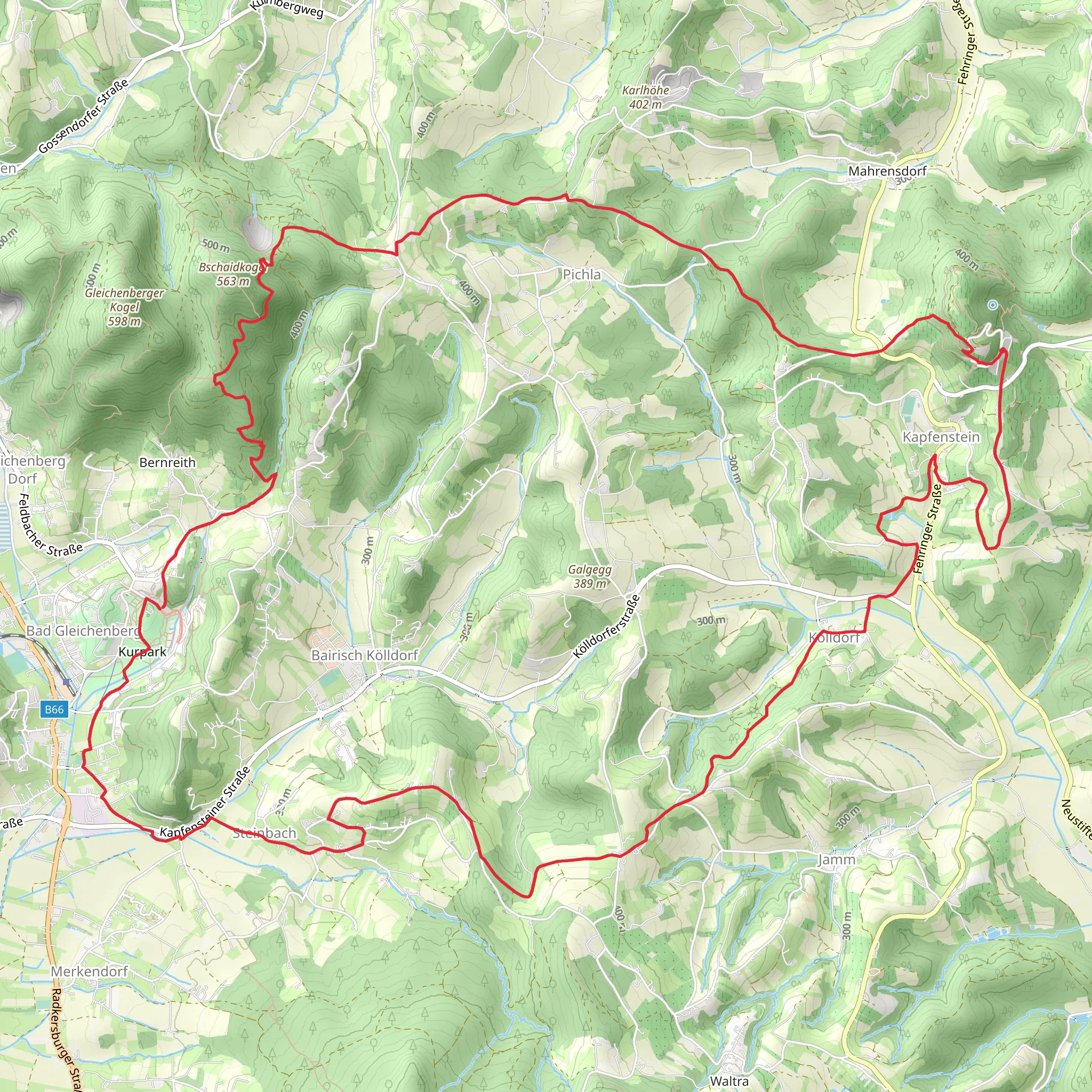 3-Kogel-Weg Variante mobile static map