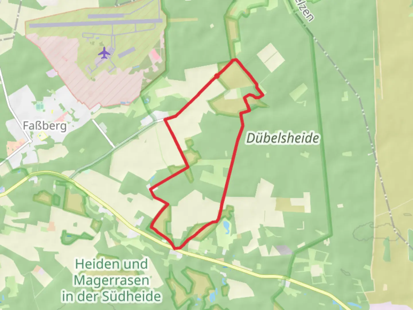 An image depicting the trail Wacholder Park Loop and its surrounding area.