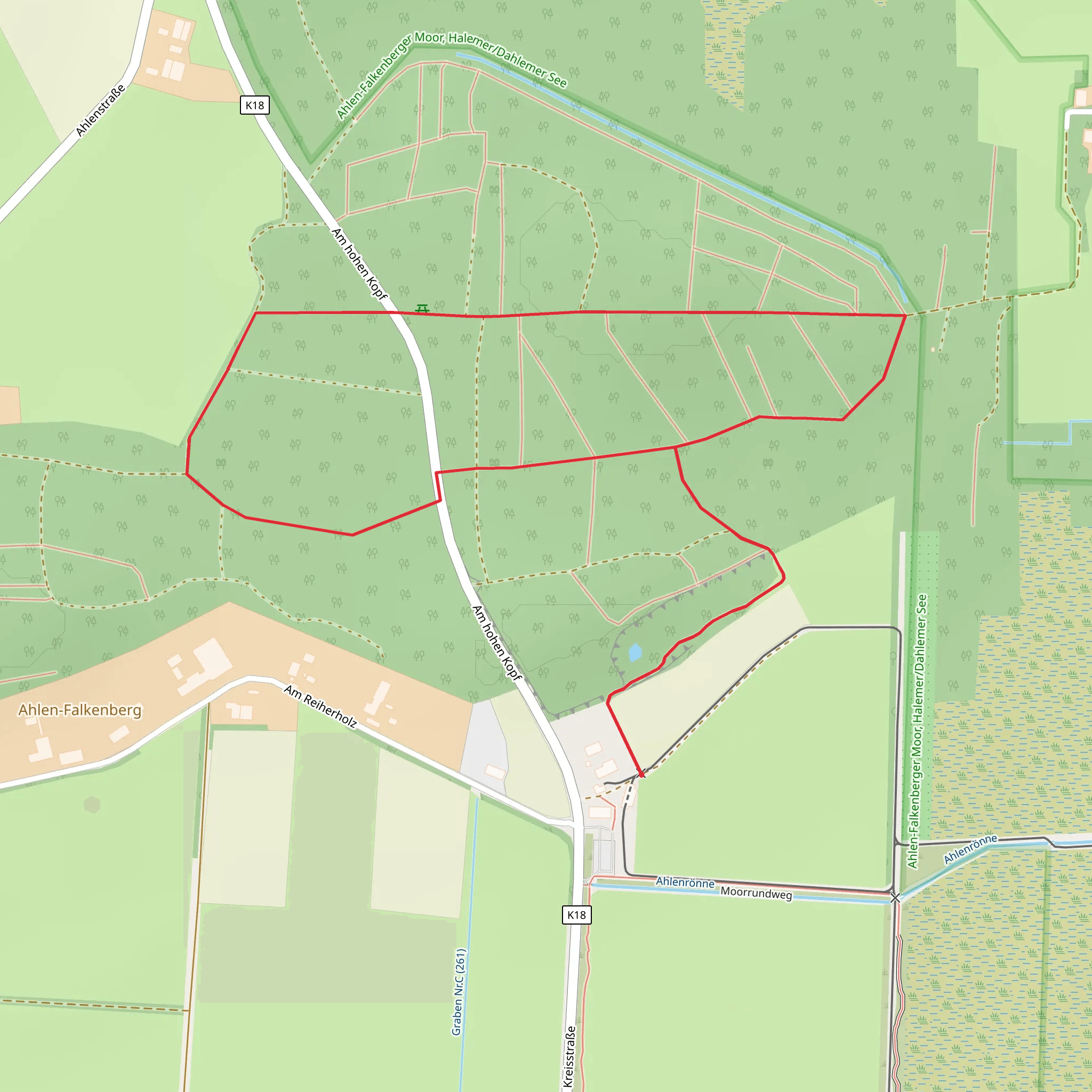 Gross Ahlen Loop mobile static map