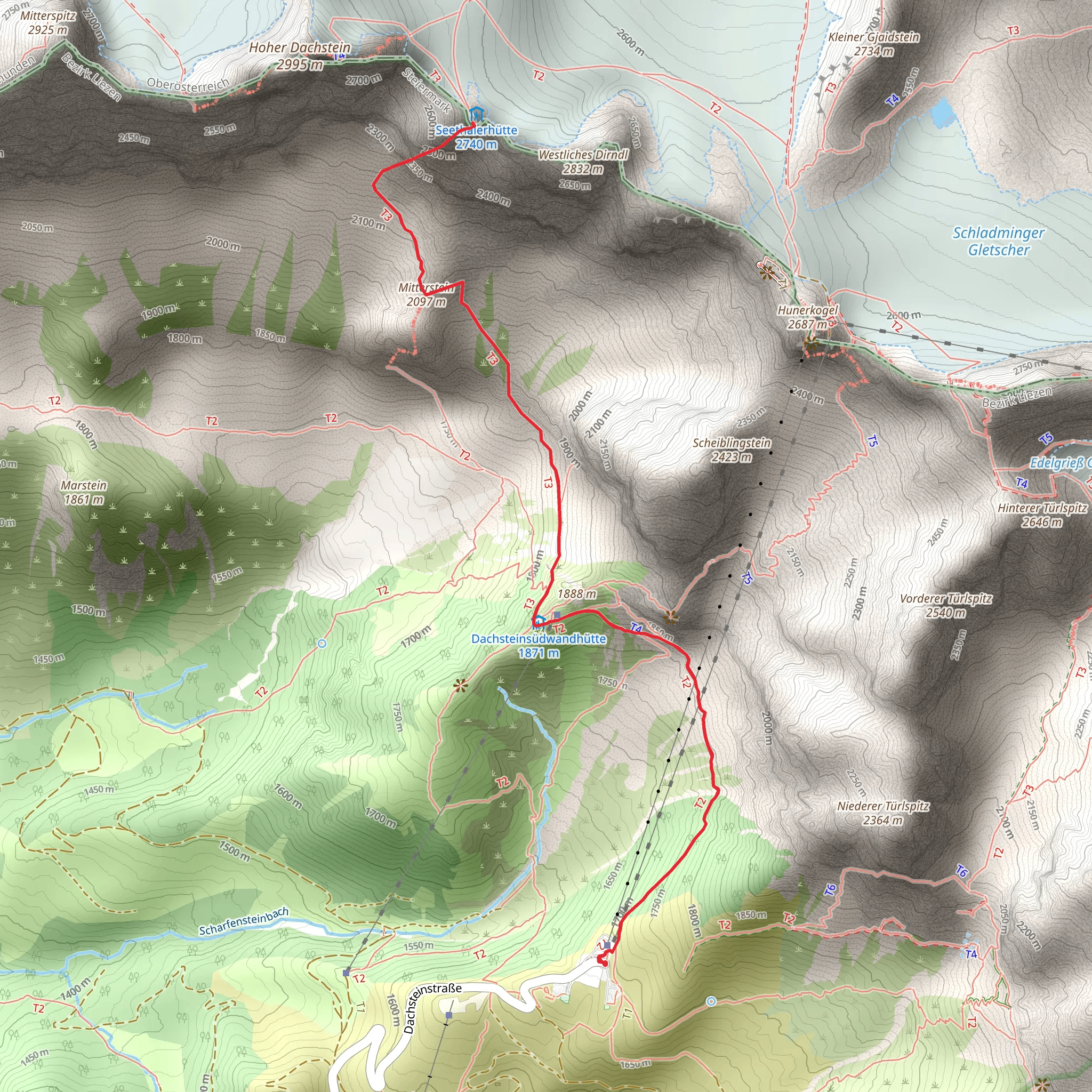 Johann Klettersteig mobile static map