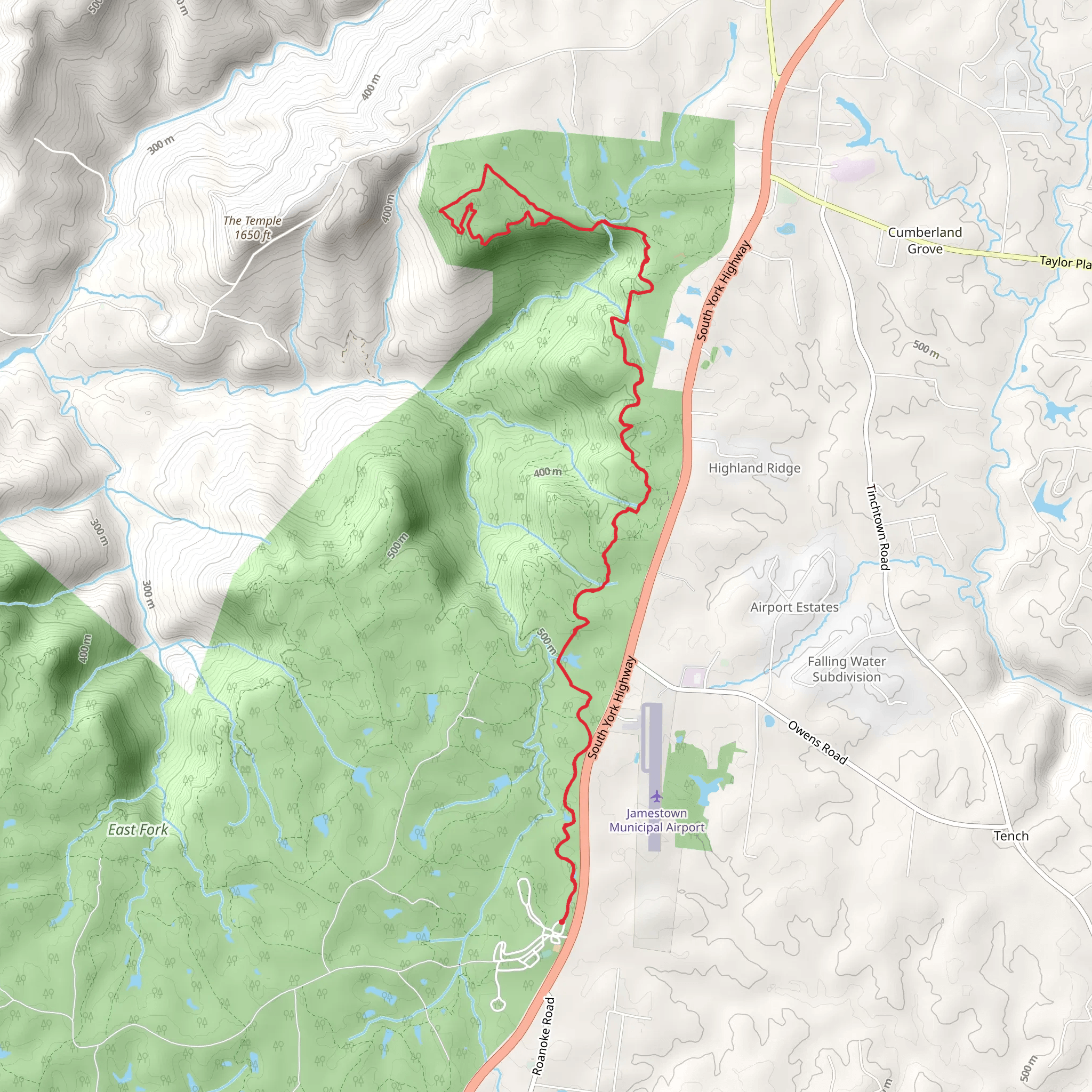 A Trail and A 3 Trail mobile static map