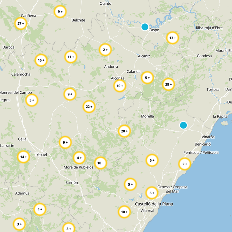 Tronchón Static Map