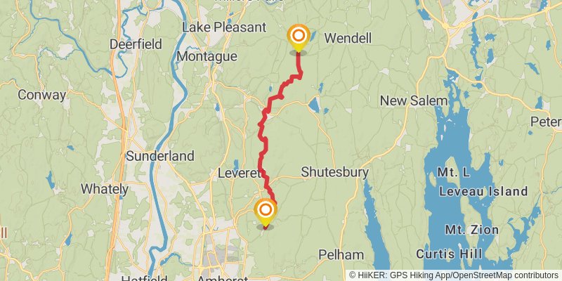 New England Trail stage 3 Map