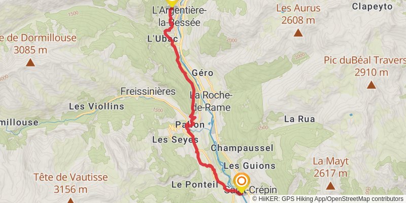 Via Domitia stage 3 Map