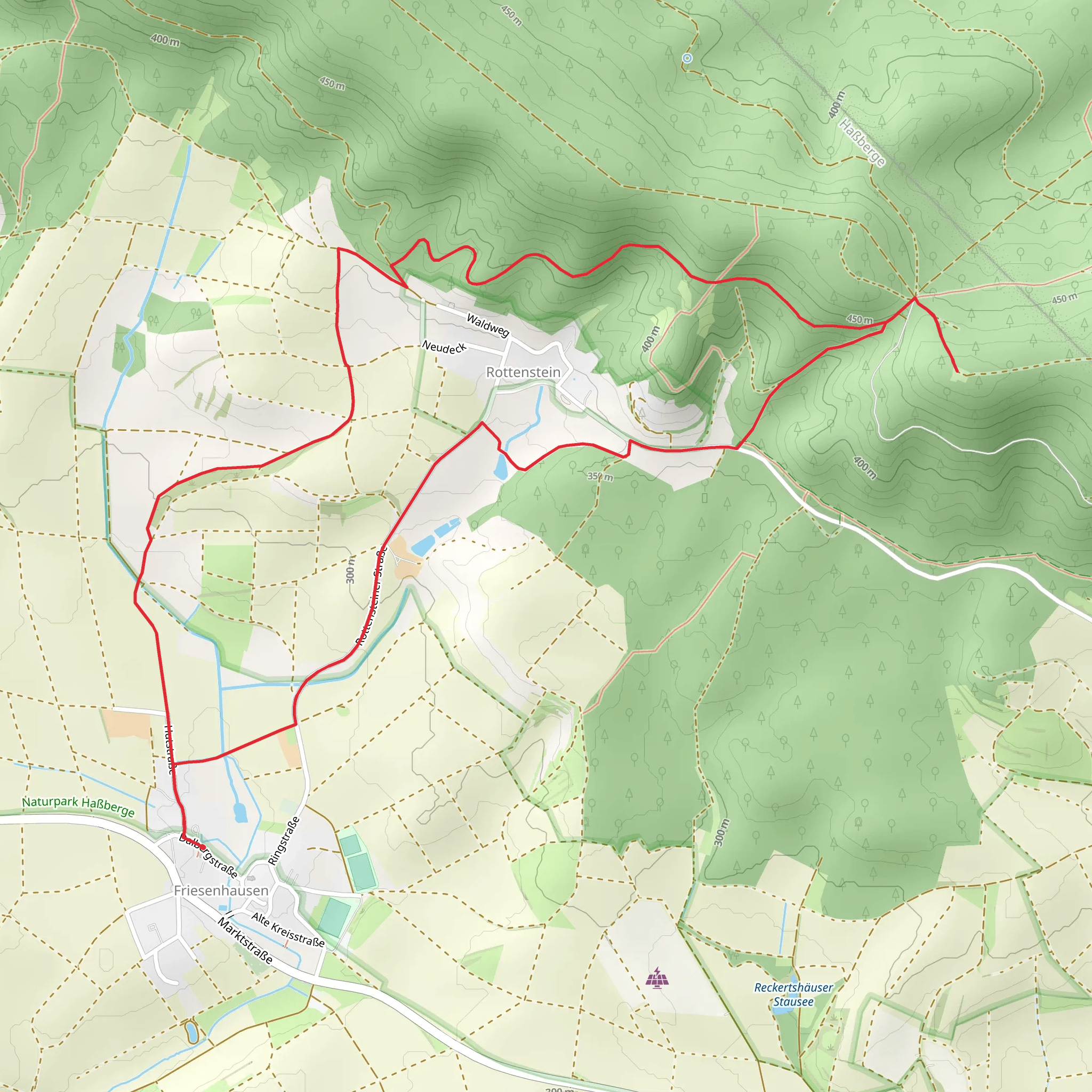 Lauftour AID2 and Burgen und Schloesser Weg mobile static map