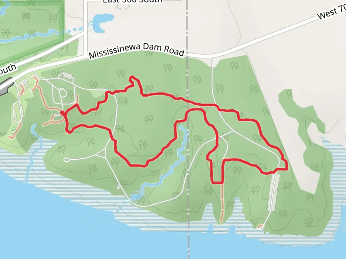 An image depicting the trail The Lost Sister Loop Trail and its surrounding area.