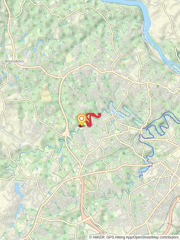 Ivy Creek Greenway, Bottom Out and Slick Rock Loop