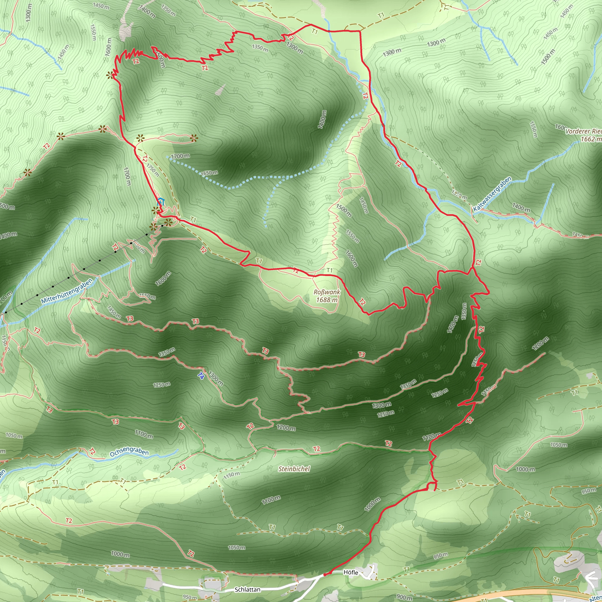 Wank Loop Via Alpina Violett mobile static map