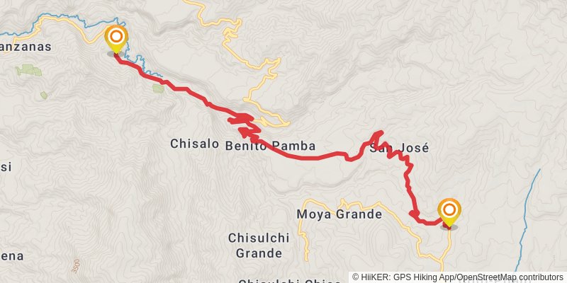 Quilotoa Loop stage 3 Map