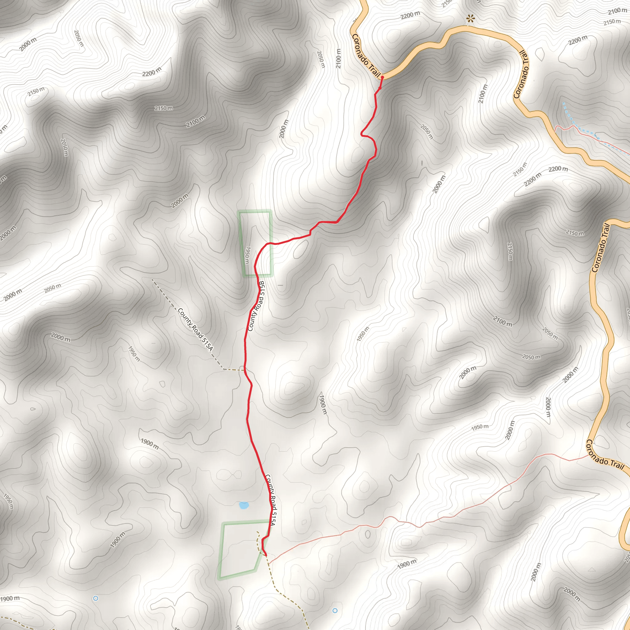 Mallet Trail mobile static map