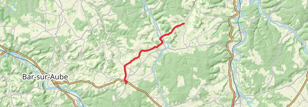 Camino Perl-Saint Jean Pied de Port via Vézelay stage 13 Map