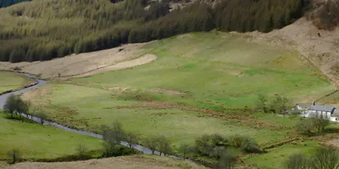 An image depicting the trail Hostels Walk in Ceredigion and its surrounding area.