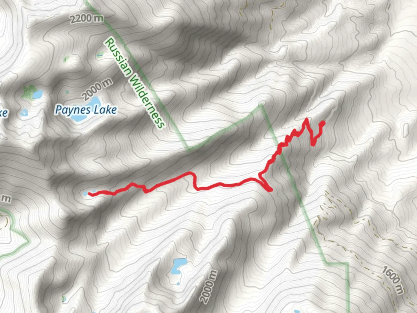 An image depicting the trail Lipstick Lake via Duck Lakes Trail and its surrounding area.