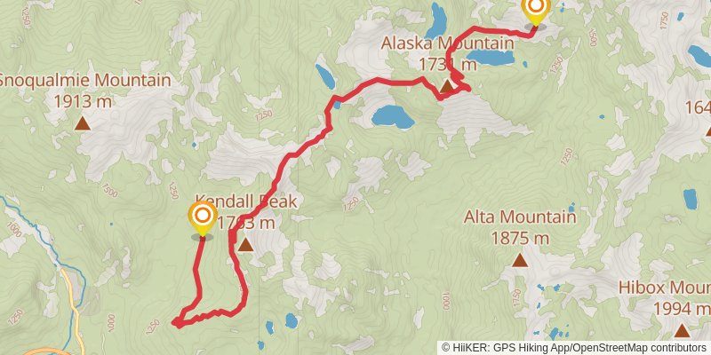 Ultra Pedestrian North Loop stage 182 Map