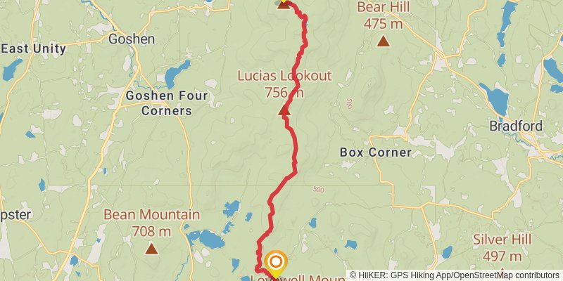 Monadnock-Sunapee Greenway stage 5 Map
