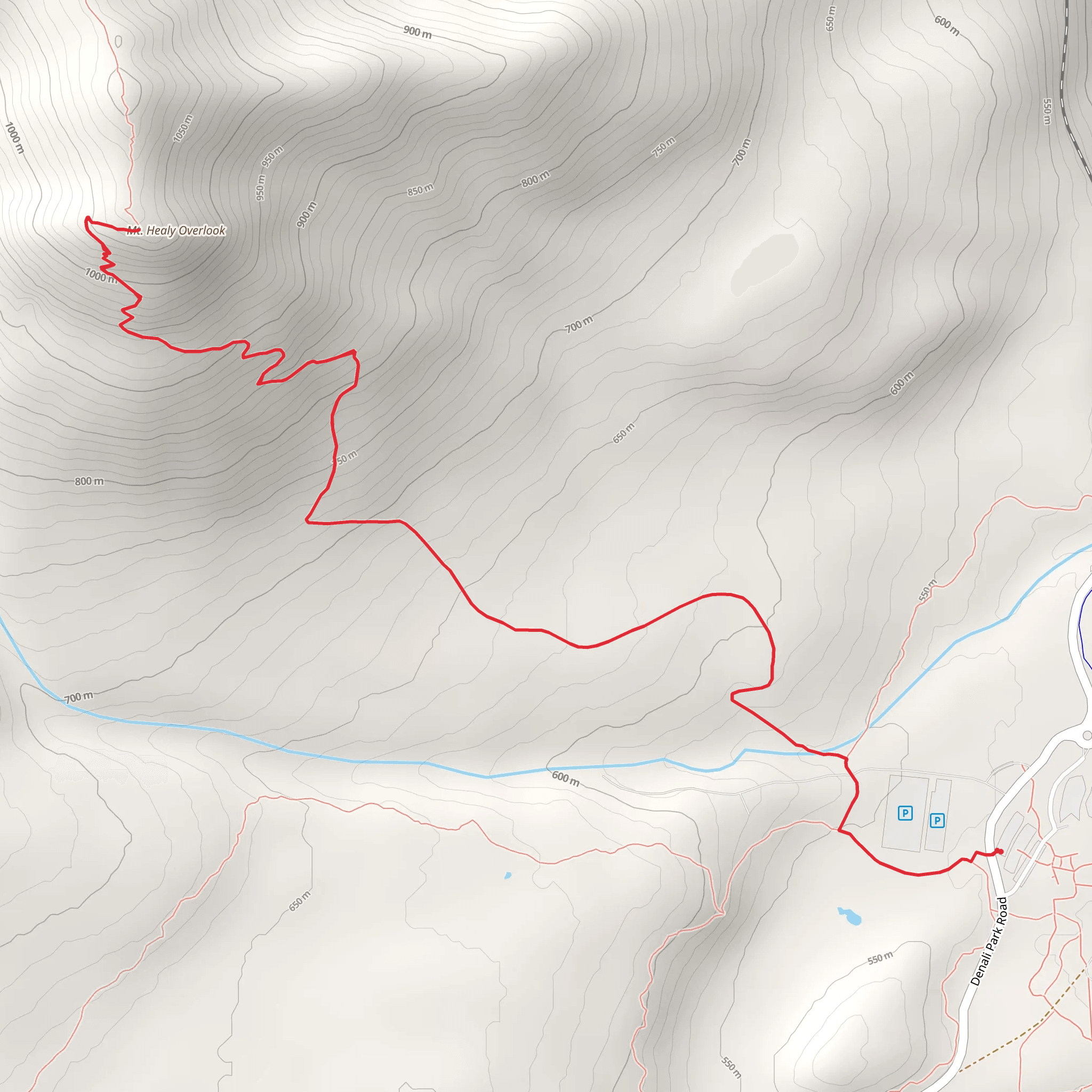 Mount Healy Overlook Trail mobile static map