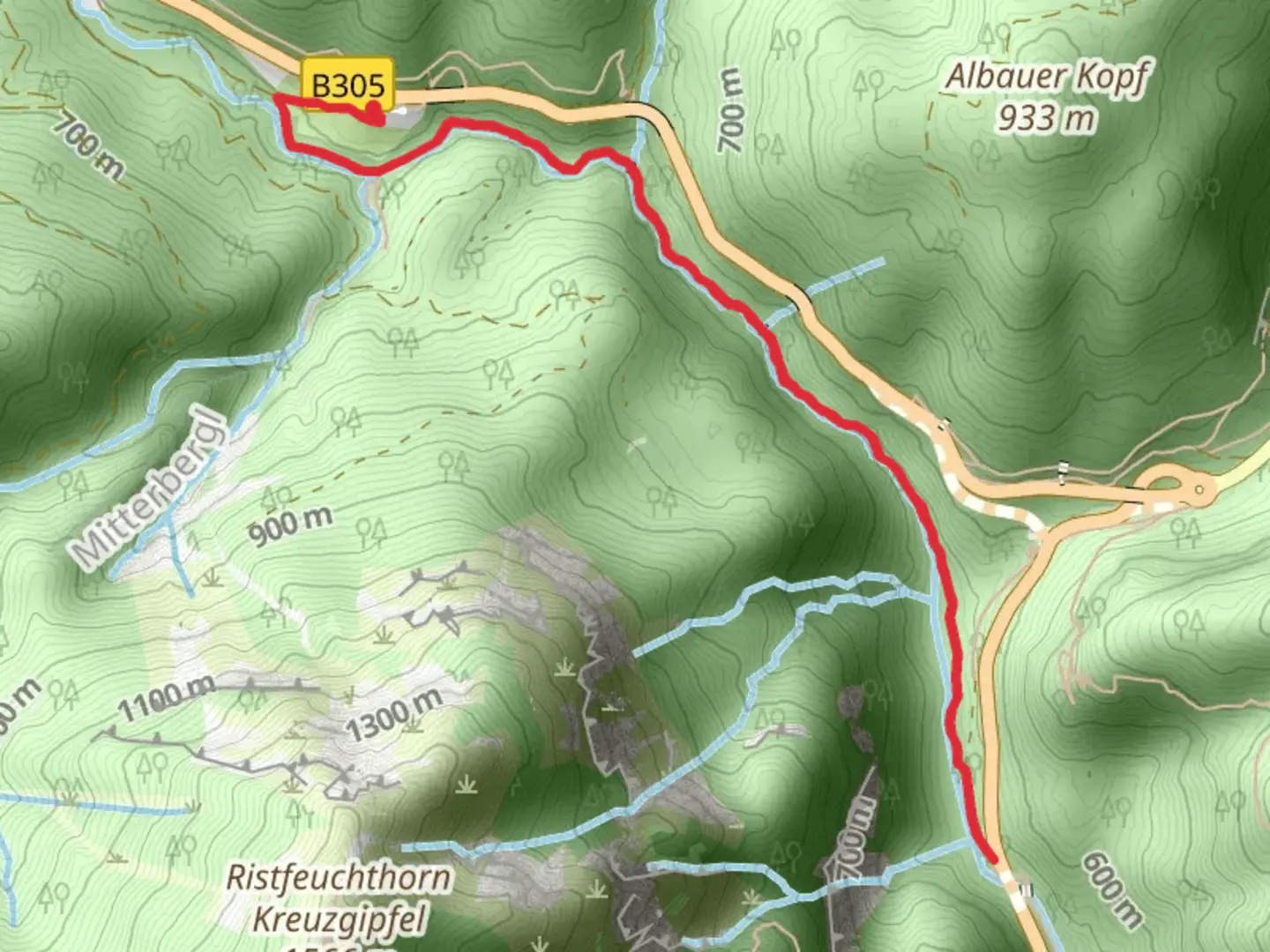 An image depicting the trail Weißbachschlucht Walk and its surrounding area.