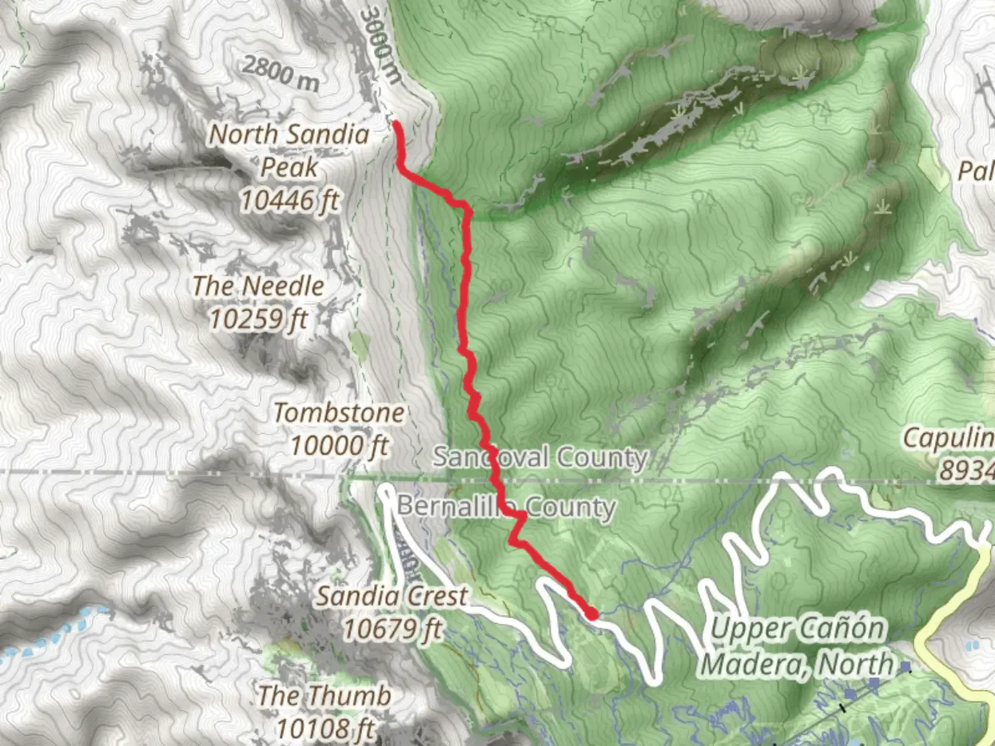 An image depicting the trail 10K Trail North and its surrounding area.