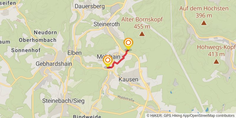 Druidensteig alt 2 Map