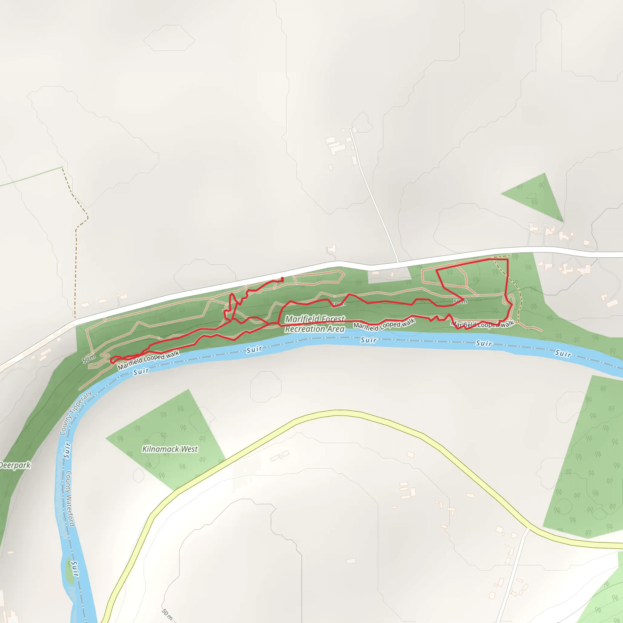 Marlfield Woods - Fox Covert mobile static map