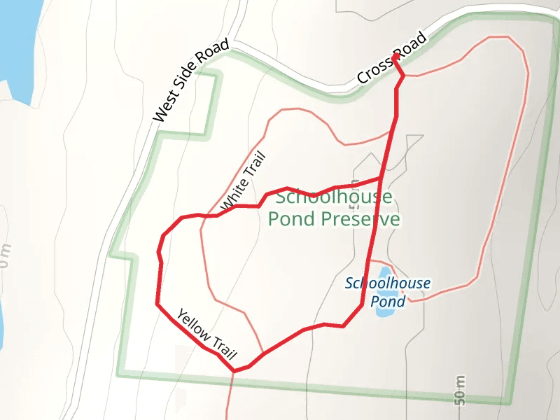 Schoolhouse Pond via White and Yellow Trail