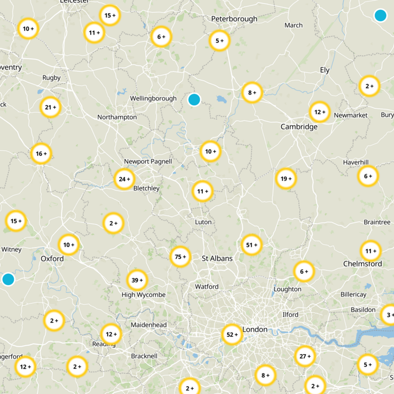 Central Bedfordshire Static Map