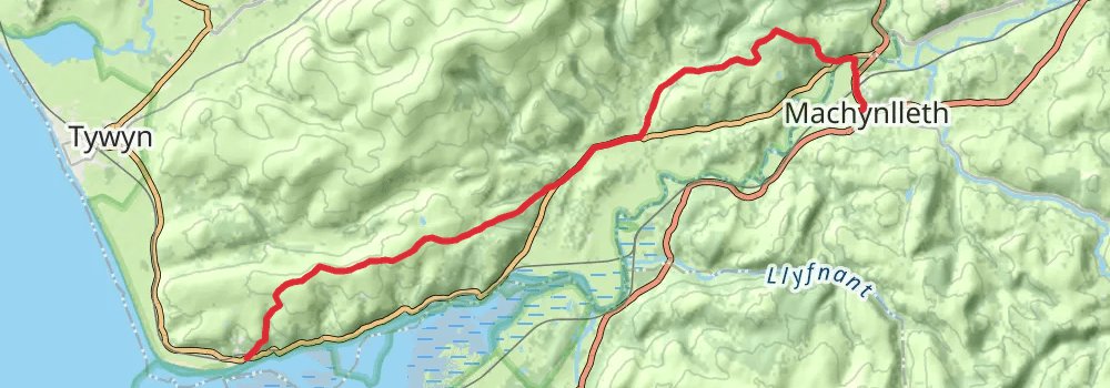 Wales Coast Path stage 32 Map