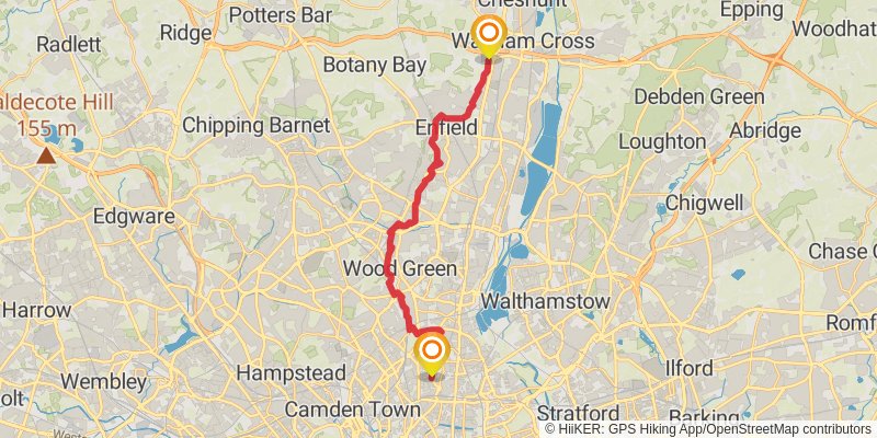 New River Path stage 2 Map