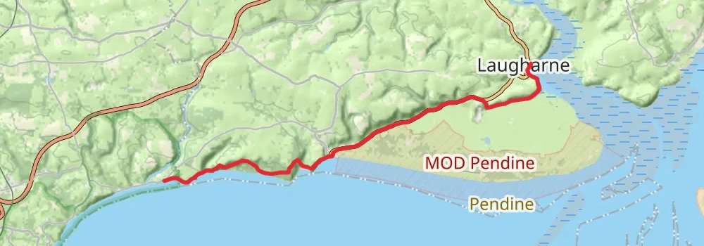 Wales Coast Path stage 56 Map