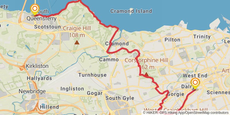 John Muir Way stage 7 Map