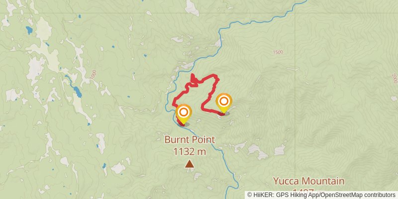 North Fork Trail stage 2 Map