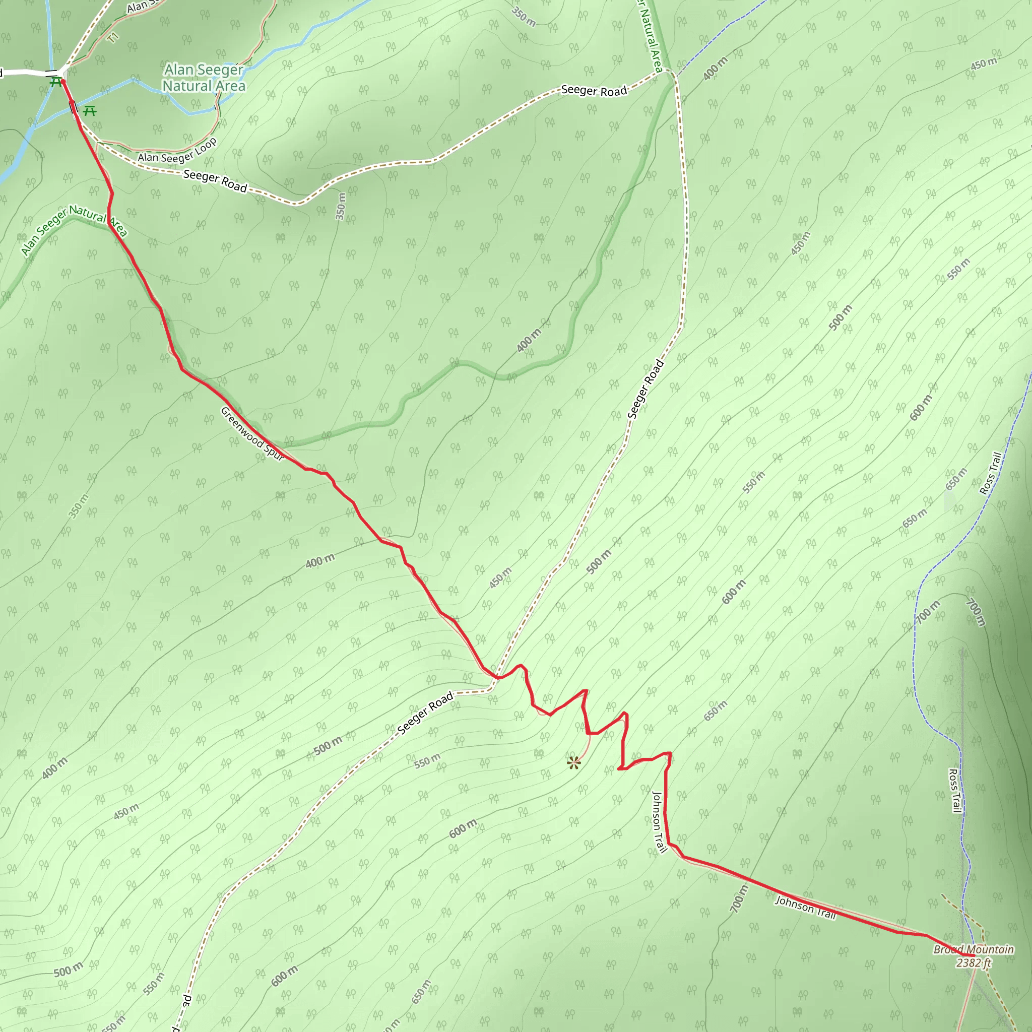 Greenwood Lookout Tower mobile static map