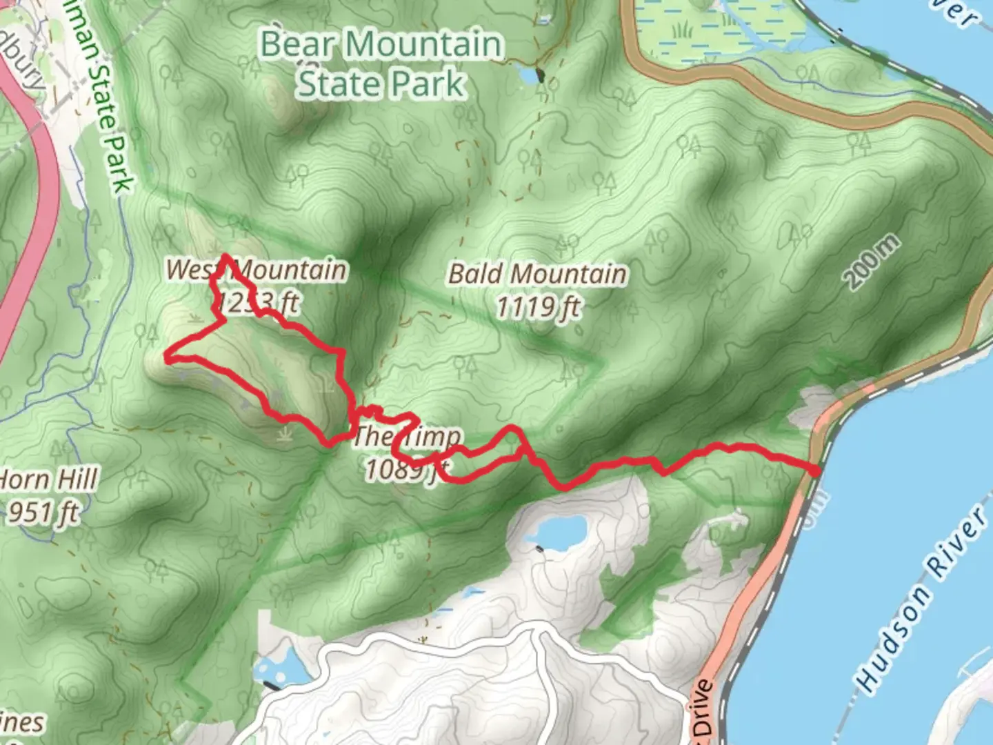 An image depicting the trail Timp-Torne Trail and Ramapo-Dunderberg Trail Loop via the 1777 Trail and its surrounding area.