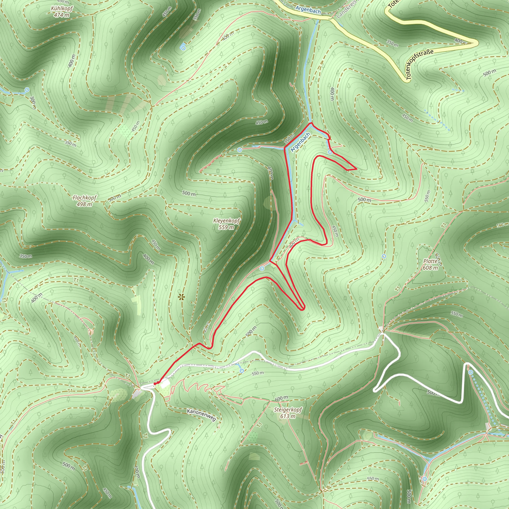 Kleyental Loop mobile static map