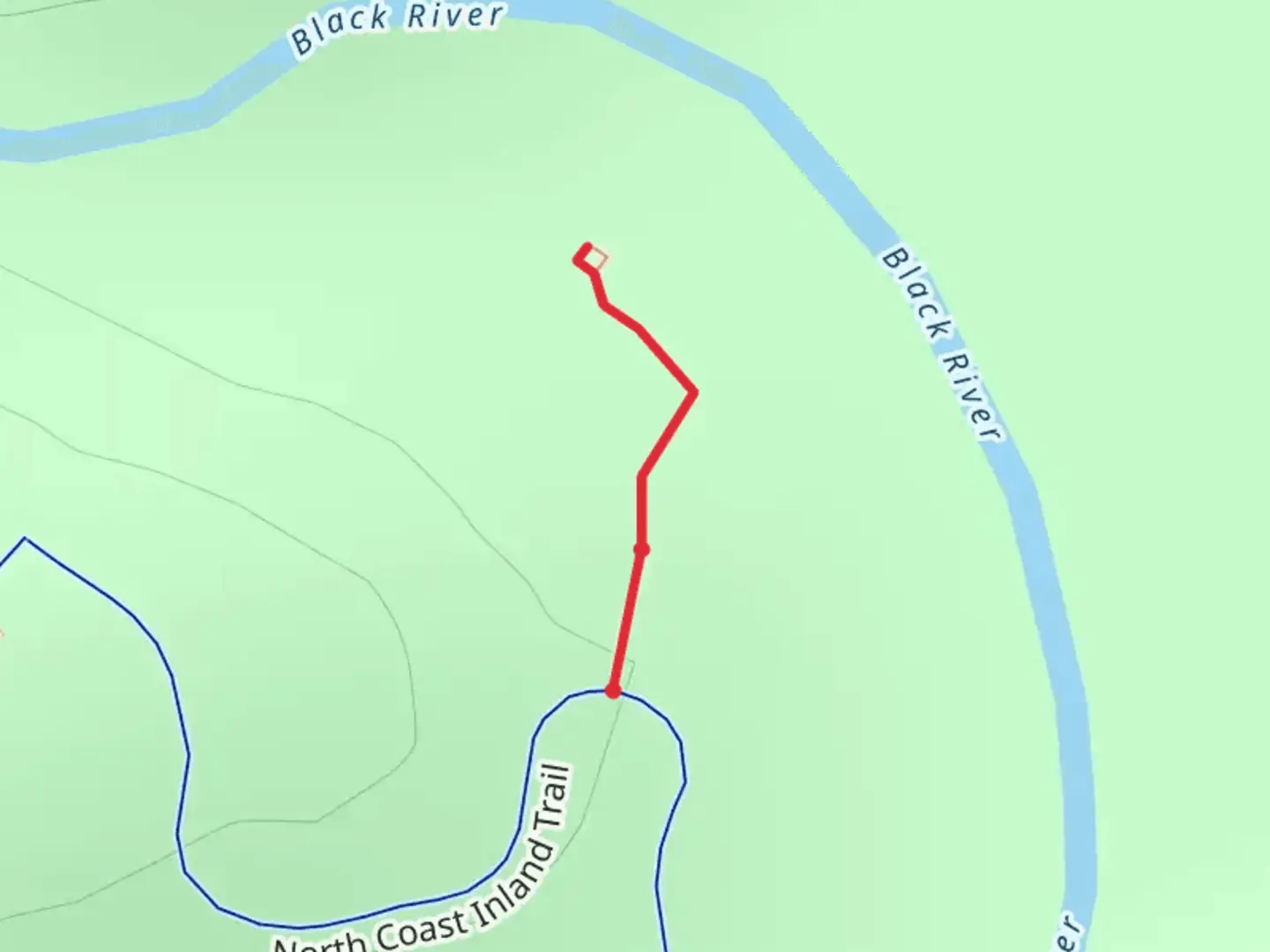 An image depicting the trail Cottonwood Trail and its surrounding area.