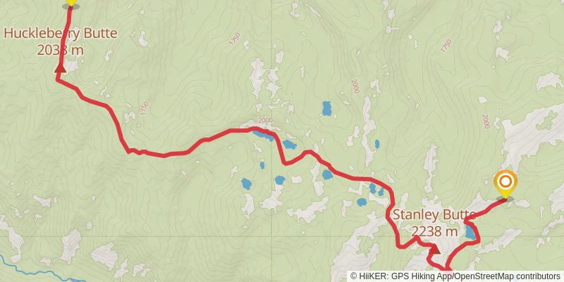 Ultra Pedestrian North Loop stage 32 Map