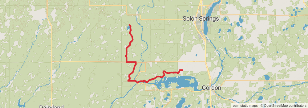 American Perimeter Trail - North Country Primary stage 135 Map