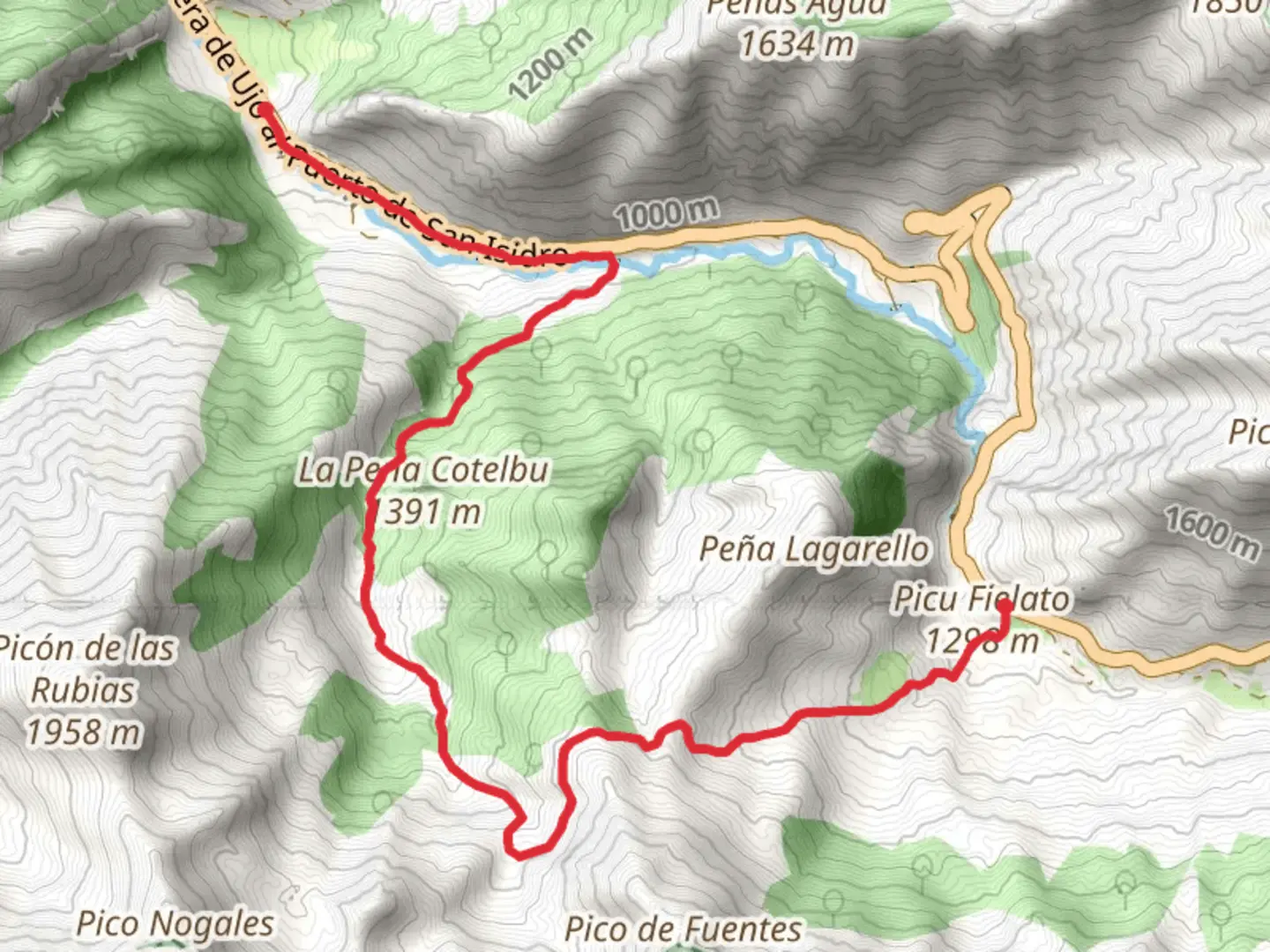An image depicting the trail Gumial Route and its surrounding area.