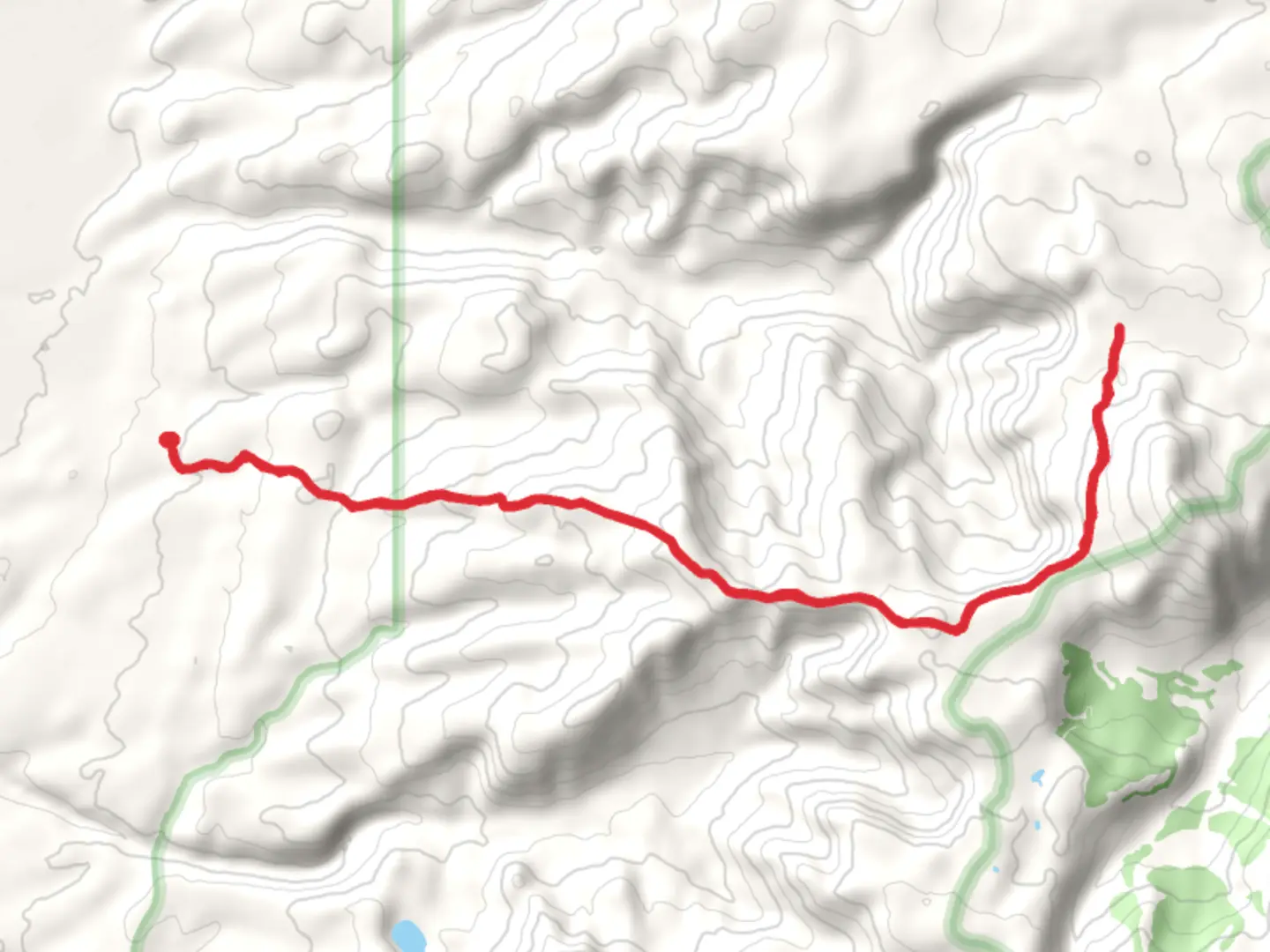 An image depicting the trail Teton Crest - Survey Peak via Hominy Peak Trail and its surrounding area.