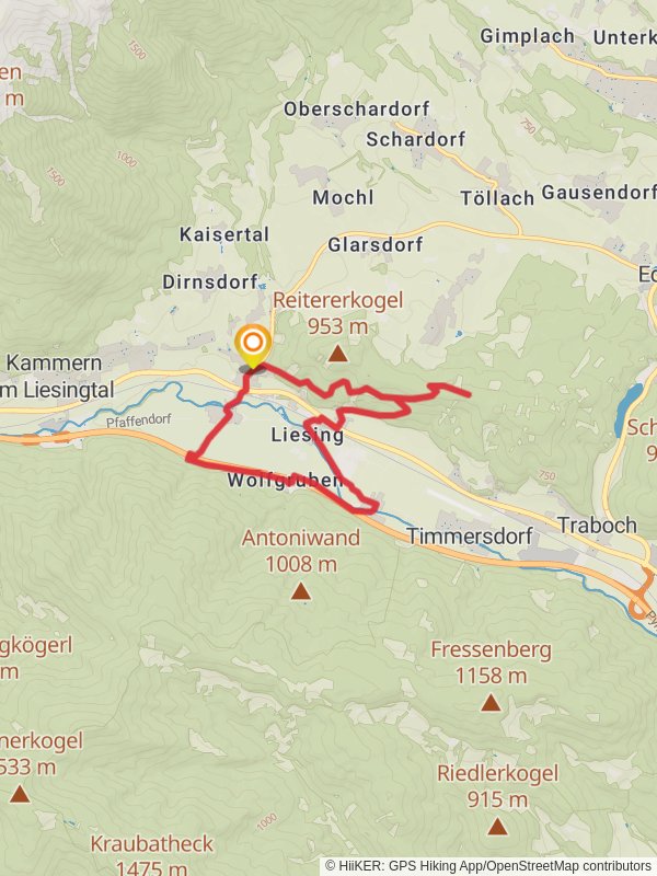 Marterlweg Route 4 mobile static map