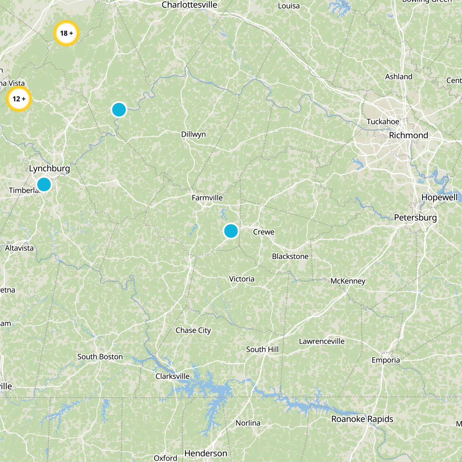Prince Edward County Static Map