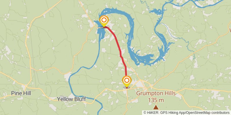 Great Eastern Trail (Incomplete) stage 10 Map