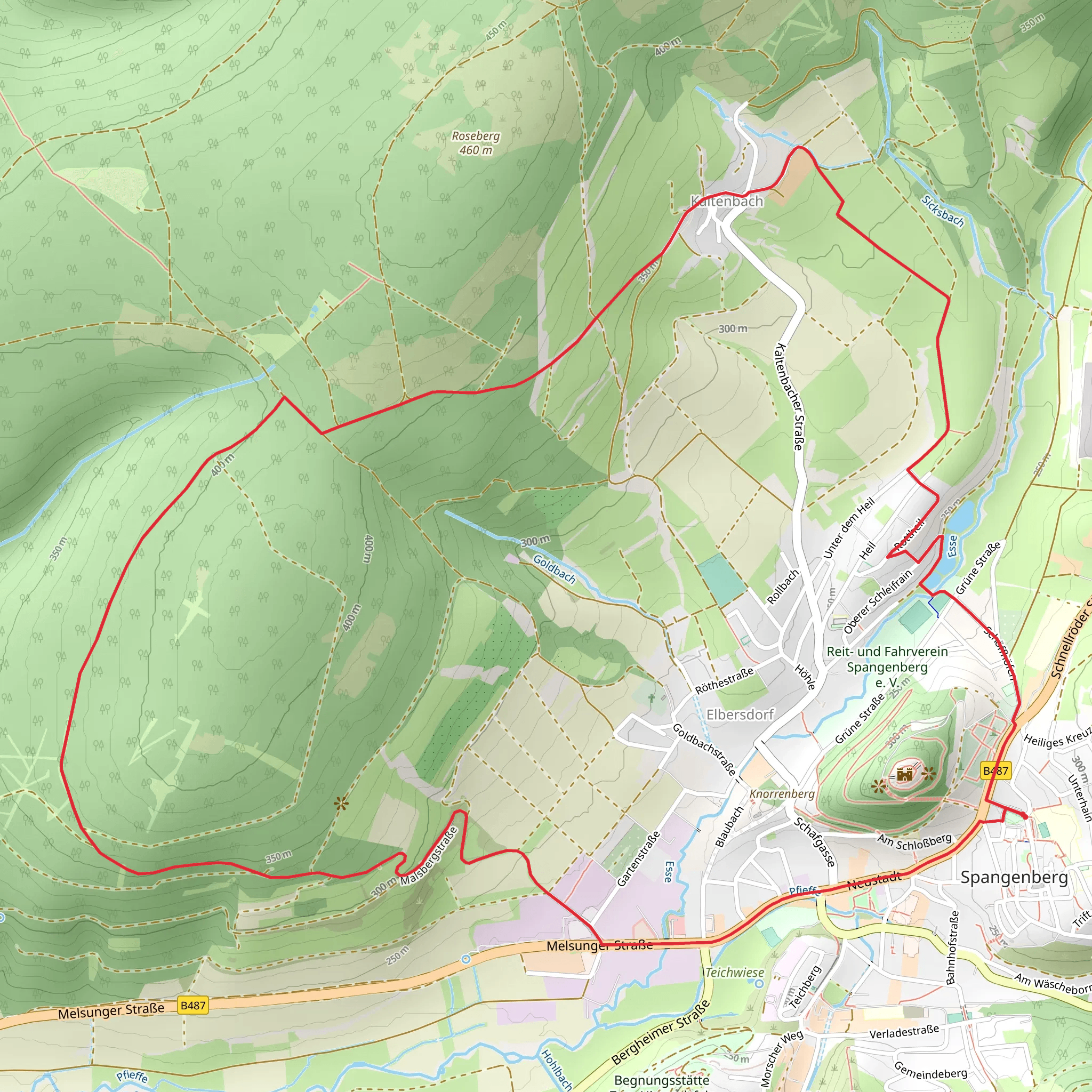 Rundweg Moershausen and Rottheil mobile static map