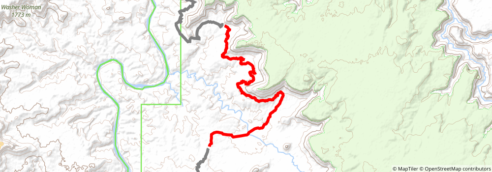 American Discovery Trail South Route stage 293 Map