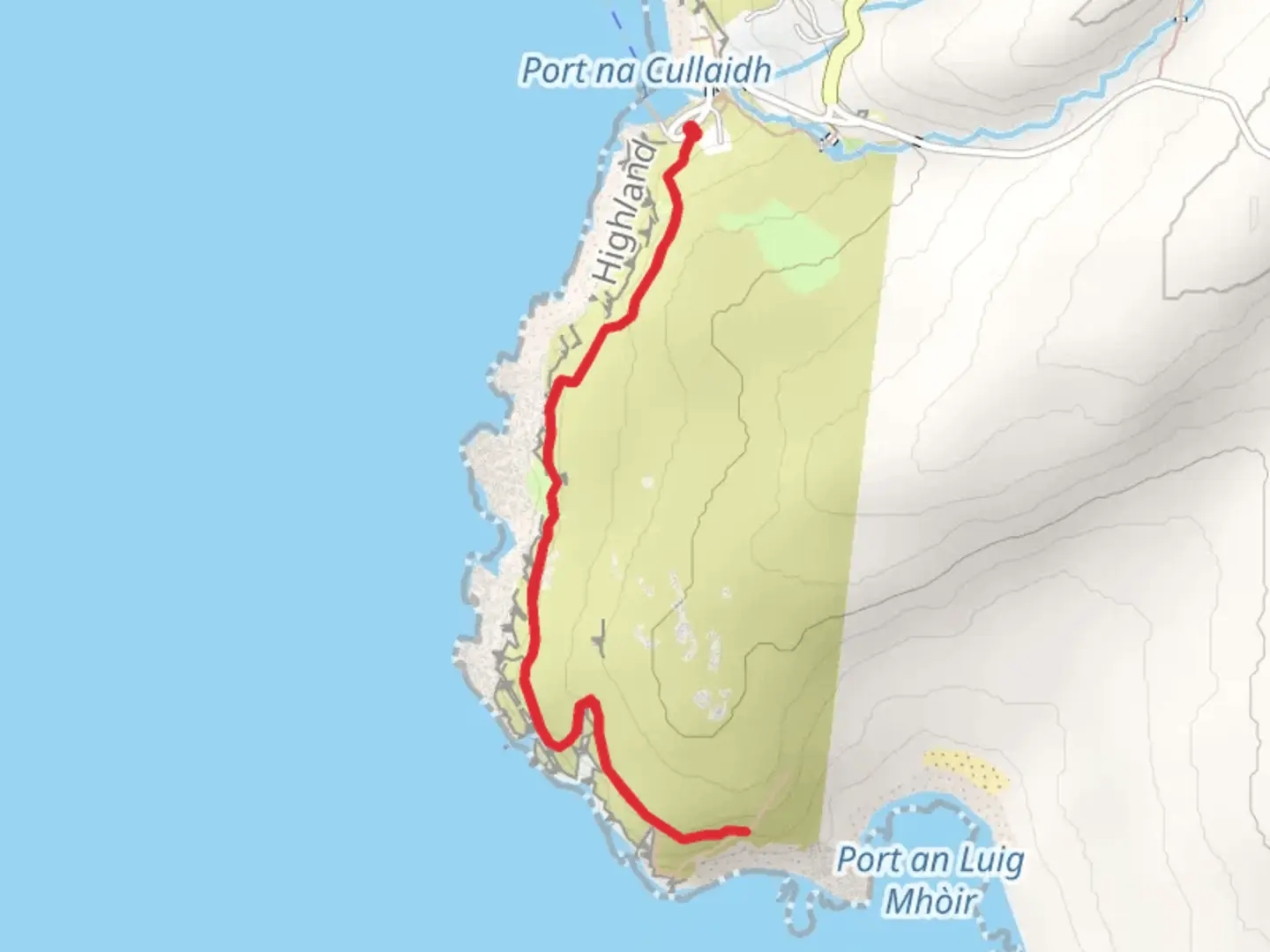 An image depicting the trail Prince Charles' Cave Walk and its surrounding area.