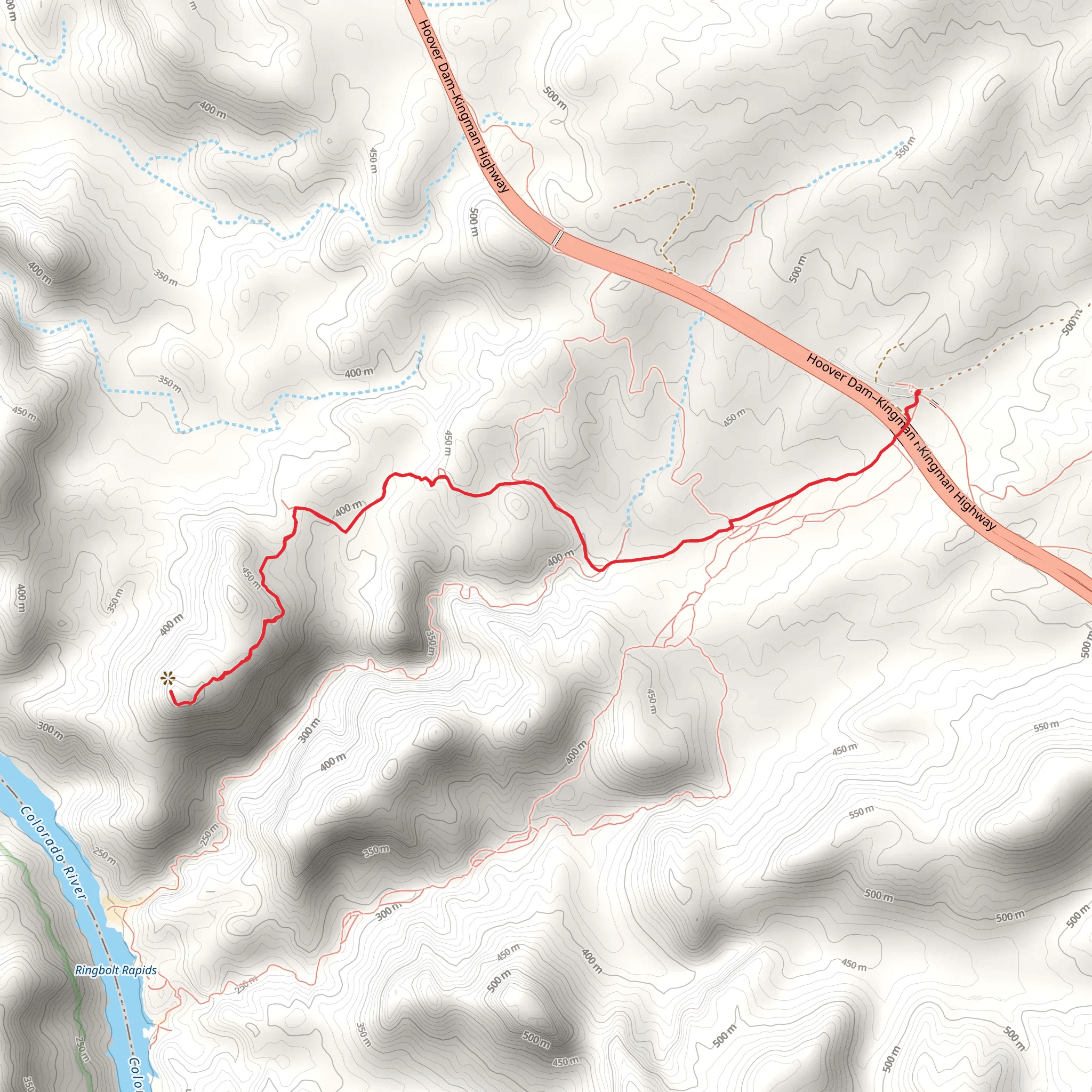 Liberty Bell Arch Trail mobile static map